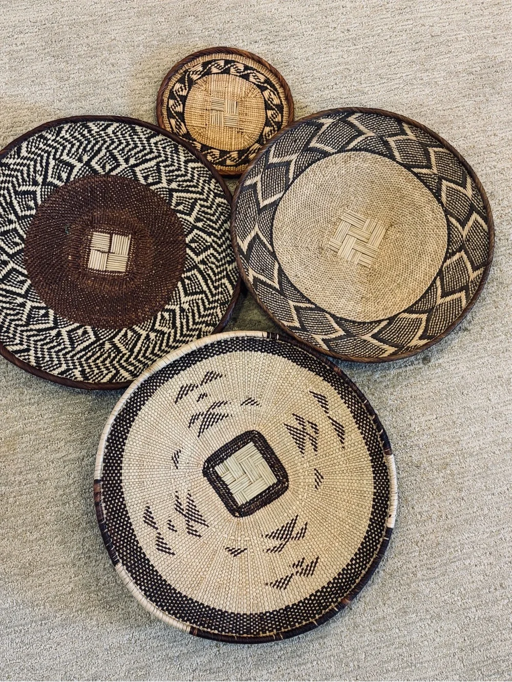 NEW Africa Woven Basket. Made by the Binga people of Zambia/Zimbabwe !Beautiful!